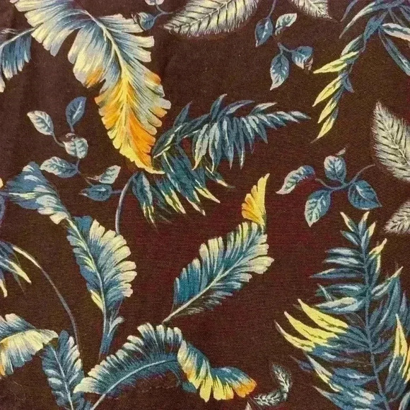 Free People Sandrine Rose foliage, print, Snap Button Shirt- Small NWT - Picture 7 of 7